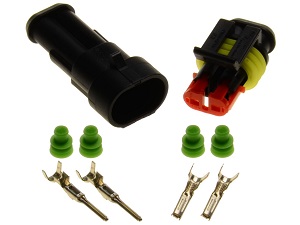 2 pin 1.5 superseal connector set 2 pin 1.5 superseal connector set