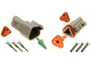 Conector Superseal 3 polos Amphenol - Deutsch DT06-3s DT04-3P Conector Superseal 3 polos Amphenol - Deutsch DT06-3s DT04-3P