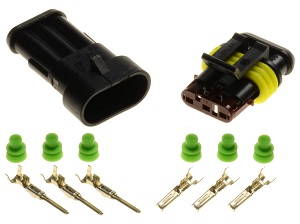 3 pin 1.5 superseal connector set 3 pin 1.5 superseal connector set