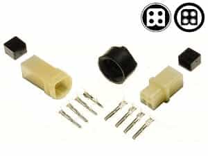 Conjunto de conectores sellados YPC de 4 pines - conector de moto off road Conjunto de conectores sellados YPC de 4 pines - conector de moto off road