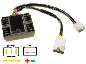 CARR691AP2 Aprilia Dorsoduro Shiver MOSFET Rectificador de regulador de voltaje CARR691AP2 Aprilia Dorsoduro Shiver MOSFET Rectificador de regulador de voltaje