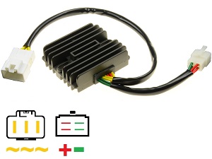 CARR691AP Aprilia Tuono RSV4 MOSFET Rectificador de regulador de voltaje (SH579JA, SH579JB, B043488) CARR691AP Aprilia Tuono RSV4 MOSFET Rectificador de regulador de voltaje (SH579JA, SH579JB, B043488)