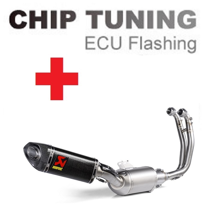 Aprilia RS 660 Tuono 660 (Factory) 2021-2023 EC/ECE Ajuste de flash de ECU de alto rendimiento + Akrapovic S-A6R4-HAPC (Etapa 3)