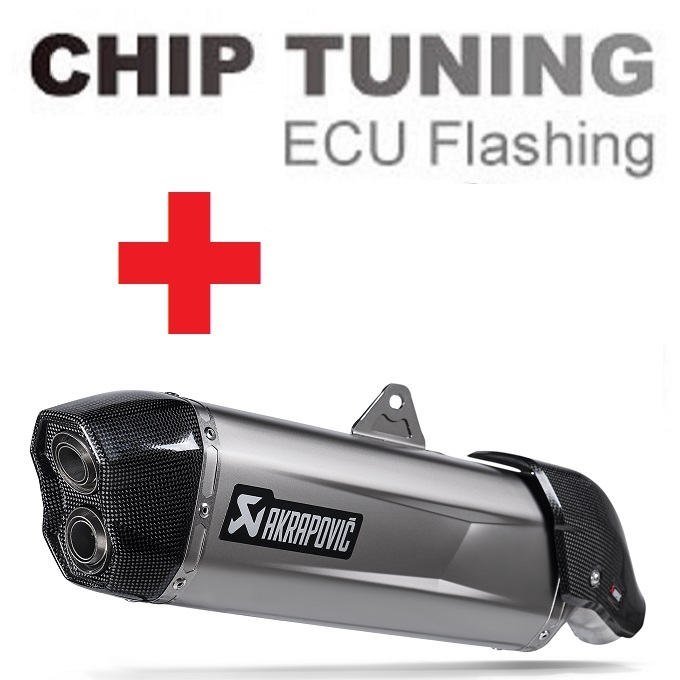 Aprilia Tuareg 660 2022 2023 Titanium Ajuste de flash de ECU de alto rendimiento + Akrapovic S-A6SO1-HGJT (Etapa 3)