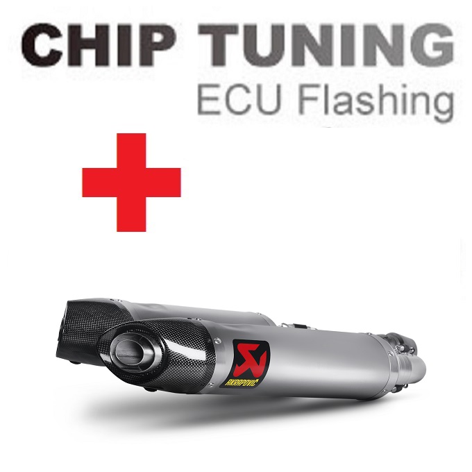 Aprilia Shiver 750 (ABS) (GT) 2010-2016 Ajuste de flash de ECU de alto rendimiento + Akrapovic S-A7SO3-HDT (etapa 3)