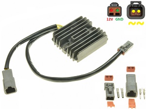 CARR694BU2 - Buell XB 08-10 Mejorado MOSFET MOSFET Regulador de voltaje rectificador (Y0302A-02A8) CARR694BU2 - Buell XB 08-10 Mejorado MOSFET MOSFET Regulador de voltaje rectificador (Y0302A-02A8)