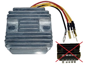 CARR134 - Suzuki GS GSX DR MOSFET Regulador de voltaje rectificador (RS21)