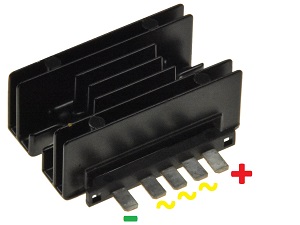 CARR131W - Suzuki DR GS GSX Regulador de voltaje rectificador (RS21) CARR131W - Suzuki DR GS GSX Regulador de voltaje rectificador (RS21)