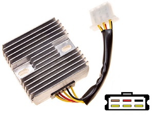 CARR141 Kawasaki MOSFET Regulador de voltaje rectificador (SH530-12, SH532-12, Shindengen) CARR141 Kawasaki MOSFET Regulador de voltaje rectificador (SH530-12, SH532-12, Shindengen)