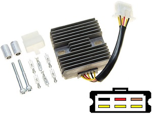 CARR151 - Kawasaki EN500 GPZ500 MOSFET Regulador de voltaje rectificador SH530-12 CARR151 - Kawasaki EN500 GPZ500 MOSFET Regulador de voltaje rectificador SH530-12