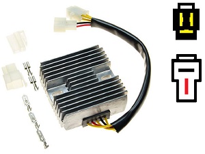 CARR171 - Suzuki DR GS GSX RF Husaberg FE FS FC MOSFET Regulador de voltaje rectificador (SH640HA) CARR171 - Suzuki DR GS GSX RF Husaberg FE FS FC MOSFET Regulador de voltaje rectificador (SH640HA)