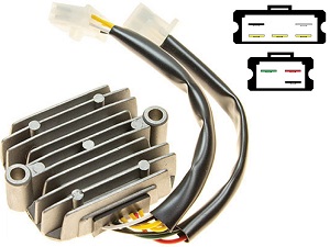 CARR191 - Honda CB CBX MOSFET Regulador de voltaje rectificador (SH236-12, SH236A-12, SH255A-12) CARR191 - Honda CB CBX MOSFET Regulador de voltaje rectificador (SH236-12, SH236A-12, SH255A-12)