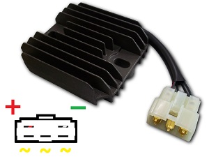 CARR201 - MOSFET Regulador de voltaje rectificador (SH535A-12, SH650-12, SH532-12)