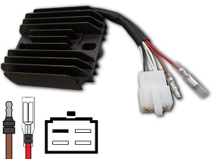 CARR204YFM Yamaha YFM YFB - MOSFET Regulador de voltaje rectificador CARR204YFM Yamaha YFM YFB - MOSFET Regulador de voltaje rectificador
