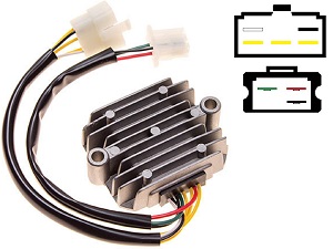 CARR211 Honda CB MOSFET Regulador de voltaje rectificador (SH234-12, SH236-12, SH236A-12, SH236B-12, SH538-12, SH255-12) CARR211 Honda CB MOSFET Regulador de voltaje rectificador (SH234-12, SH236-12, SH236A-12, SH236B-12, SH538-12, SH255-12)