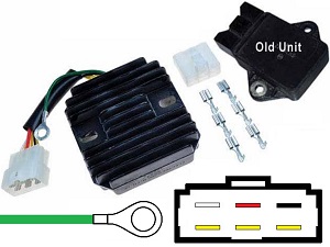CARR231 - Honda CB750 Nighthawk CB1000 CBR1000F Hurricane ST1100 Pan MOSFET Regulador de voltaje rectificador (Rotor-2) CARR231 - Honda CB750 Nighthawk CB1000 CBR1000F Hurricane ST1100 Pan MOSFET Regulador de voltaje rectificador (Rotor-2)