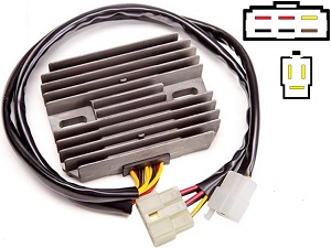 CARR3151 Kawasaki ZX12 ZZR1200 MOSFET Regulador de voltaje rectificador CARR3151 Kawasaki ZX12 ZZR1200 MOSFET Regulador de voltaje rectificador