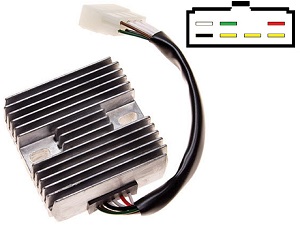 CARR321 - Yamaha XS XJ MOSFET Regulador de voltaje rectificador (4H7-501.k2, 4H7-501.L3, S8534A) CARR321 - Yamaha XS XJ MOSFET Regulador de voltaje rectificador (4H7-501.k2, 4H7-501.L3, S8534A)