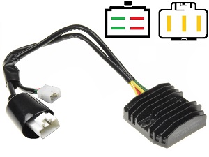 CARR431 - Honda CBR600RR CBR929RR Fireblade CB900F Hornet Aprilia 850 Mana MOSFET Regulador de voltaje rectificador CARR431 - Honda CBR600RR CBR929RR Fireblade CB900F Hornet Aprilia 850 Mana MOSFET Regulador de voltaje rectificador