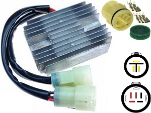 CARR441 - Kawasaki ZX MOSFET Regulador de voltaje rectificador (SH689-12, 21066-1119) CARR441 - Kawasaki ZX MOSFET Regulador de voltaje rectificador (SH689-12, 21066-1119)