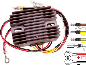 CARR4511 Moto Guzzi 1000 1100 Cagiva Elefant MOSFET Regulador de voltaje rectificador CARR4511 Moto Guzzi 1000 1100 Cagiva Elefant MOSFET Regulador de voltaje rectificador