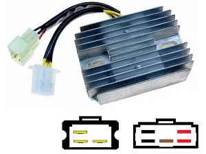 CARR461 - Kawasaki Z ZG ZN 1300 MOSFET Regulador de voltaje rectificador CARR461 - Kawasaki Z ZG ZN 1300 MOSFET Regulador de voltaje rectificador