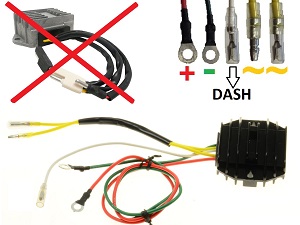 CARR511-851 - Ducati Moto Guzzi 2 fase MOSFET Regulador de voltaje rectificador CARR511-851 - Ducati Moto Guzzi 2 fase MOSFET Regulador de voltaje rectificador