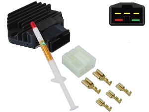 CARR581 + Contra + Pegar Honda MOSFET Regulador de voltaje rectificador