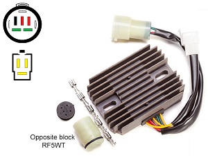 CARR821 Honda XRV750 Africa Twin RD04 MOSFET Regulador de voltaje rectificador CARR821 Honda XRV750 Africa Twin RD04 MOSFET Regulador de voltaje rectificador