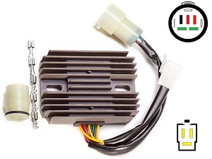 CARR824-LI Honda XRV750 Africa Twin RD04 MOSFET Regulador de voltaje rectificador - Lithium Ion CARR824-LI Honda XRV750 Africa Twin RD04 MOSFET Regulador de voltaje rectificador - Lithium Ion