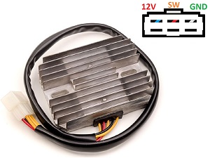 CARR861 Kawasaki Vulcan MOSFET Regulador de voltaje rectificador CARR861 Kawasaki Vulcan MOSFET Regulador de voltaje rectificador