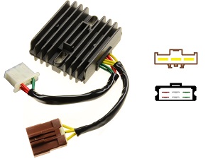 CARR971 - Aprilia RSV1000 Mille Tuono Caponord Futura SL1000 Falco MOSFET Rectificador de regulador de voltaje CARR971 - Aprilia RSV1000 Mille Tuono Caponord Futura SL1000 Falco MOSFET Rectificador de regulador de voltaje