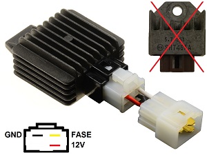 CARR9852 SH746AA Regulador de voltaje rectificador (mejorado) CARR9852 SH746AA Regulador de voltaje rectificador (mejorado)