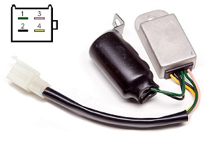 CARR1671 Honda XR Regulador de voltaje rectificador CARR1671 Honda XR Regulador de voltaje rectificador