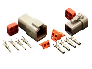 Conector Superseal 4 polos Amphenol - Deutsch DTP06-4S DTP04-2P Conector Superseal 4 polos Amphenol - Deutsch DTP06-4S DTP04-2P