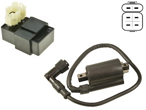 Improved E-ton Eton Viper 70 TCI CDI unidad de control Improved E-ton Eton Viper 70 TCI CDI unidad de control