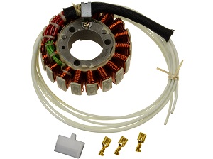 Rebobinado del alternador del estator de Honda CB-1 CB1 400 CB400F Rebobinado del alternador del estator de Honda CB-1 CB1 400 CB400F