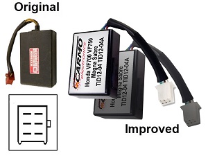 Honda VF700 VF750 V40 V45 Magna Sabre Interceptor TCI CDI unidad de control (TID12-04(A), 131100-, AKBZ) 2x Honda VF700 VF750 V40 V45 Magna Sabre Interceptor TCI CDI unidad de control (TID12-04(A), 131100-, AKBZ) 2x