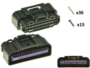 KTM 36 polos ECU CDI ECM conjunto de conectores de motocicleta - Female KTM 36 polos ECU CDI ECM conjunto de conectores de motocicleta - Female