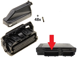 Conector Superseal 48 polos KTM ECU ECM computer 61341031 Conector Superseal 48 polos KTM ECU ECM computer 61341031