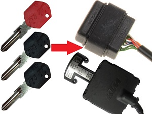 KTM 3x llave de chip key programación → unit KTM 3x llave de chip key programación → unit