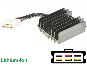CARR141-LI Kawasaki MOSFET Regulador de voltaje rectificador (SH530-12, SH532-12, Shindengen) CARR141-LI Kawasaki MOSFET Regulador de voltaje rectificador (SH530-12, SH532-12, Shindengen)
