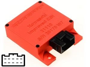 Kawasaki VN500 Vulcan EN500 TCI CDI unidad de control (21119-1219, 21119-1163) Kawasaki VN500 Vulcan EN500 TCI CDI unidad de control (21119-1219, 21119-1163)