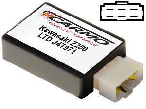 Kawasaki Z250 KZ250 LTD TCI CDI unidad de control (J4T971) Kawasaki Z250 KZ250 LTD TCI CDI unidad de control (J4T971)