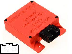 Kawasaki ZX600 Ninja Gpz600R Gpx600 ZL600 Eliminator TCI CDI unidad de control (21119-1160, 21119-1167) Kawasaki ZX600 Ninja Gpz600R Gpx600 ZL600 Eliminator TCI CDI unidad de control (21119-1160, 21119-1167)