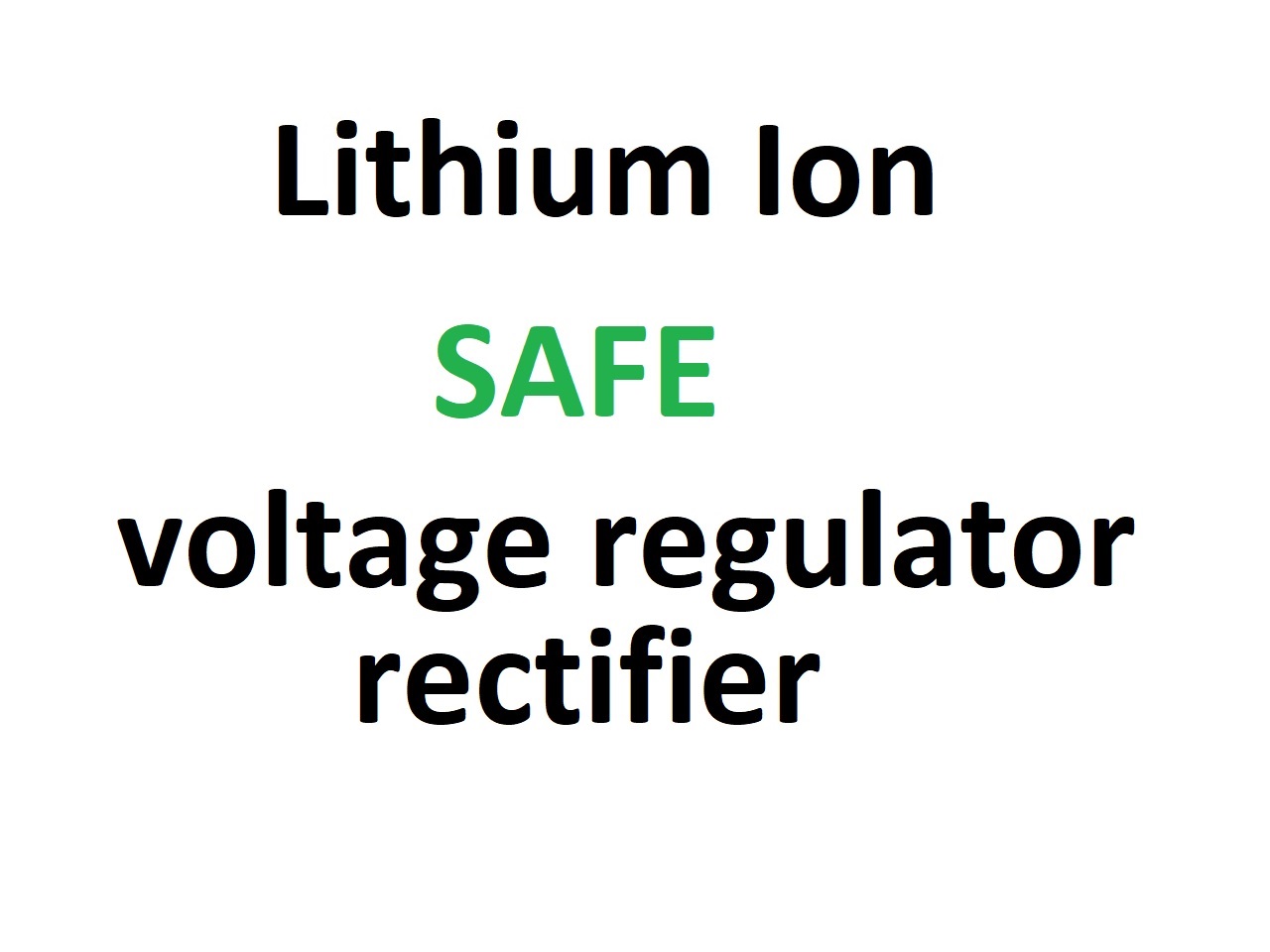 Rectificador de regulador de voltaje, adecuado para baterías de iones de litio
