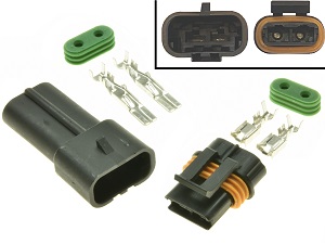 2 Polos Moto Conector rectificador regulador de voltaje