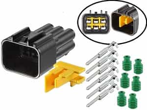 RFW-6P090-M - Conector moto macho 6 polos RFW-6P090-M - Conector moto macho 6 polos