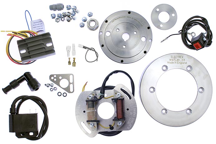 Stator Kit - STK-970L Villiers 197 Villiers 280, 9E, 32A, 197-280cc engines - Haga click en la imagen para cerrar