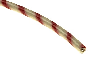 Automotive stator wire 2.50mm2 / AWG 14 (blanco/rojo) Automotive stator wire 2.50mm2 / AWG 14 (blanco/rojo)